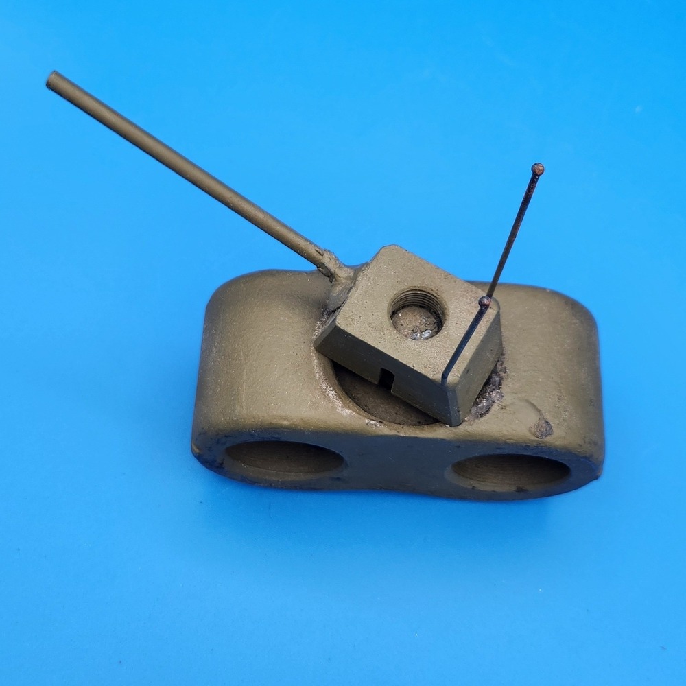 Folk Trench Art Toy Tank Track Shoe End Connector from Recovery Vehicle - Picture 3 of 9